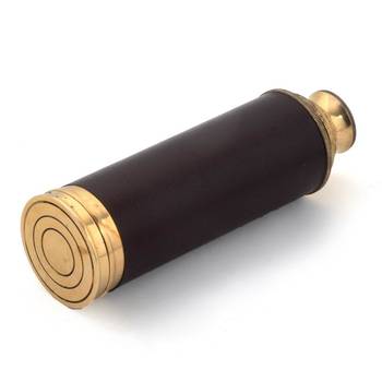 Royal Real Telescope in Pure Brass and Leather 2