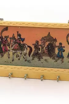 Gemstone Painting 6 Key Hanger Handicraft Gift