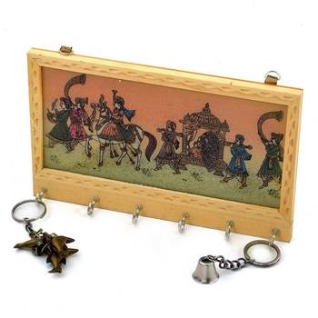 Gemstone Painting 6 Key Hanger Handicraft Gift 2