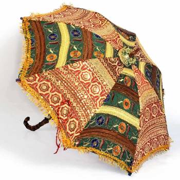 Colorful Design Rajasthani Umbrella Handicraft 1