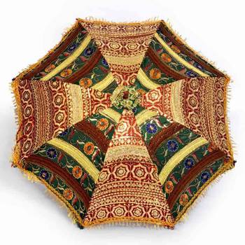 Colorful Design Rajasthani Umbrella Handicraft 2