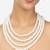 Multi-Strand White Pearl Necklace