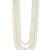 Multi-Strand White Pearl Necklace