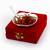 Silver Polished Apple Shape Brass Bowl n Spoon