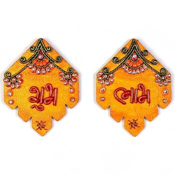 Kundan Work Handmade Shubh Labh Door Hangings 1