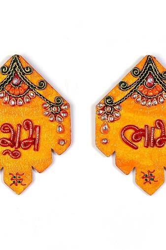 Kundan Work Handmade Shubh Labh Door Hangings