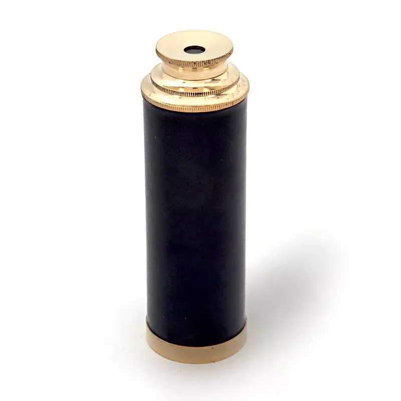 Jaipuri Handicraft Real Telescope in Brass Lea