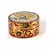 Meenakari Art White Metal Round Dry fruit Box
