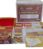 Bhakti2Shakti -  Making Worship Special  - Ganpati pooja samagri Kit | Economy Series | Contains 1/2 mtr Red Cloth