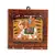 Wooden Carved and Hand painted Four Key Stand
