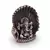 White Metal Antique Lord Ganesha on Naag Idol