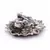 White Metal Lord Ganesha Idol with Five Dia