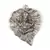 Oxidized White Metal Leaf Ganesha Idol Hanging