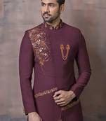 Embellished American Diamond Rhinestone Gold Party Round Shape Long Brooch For Men-Women