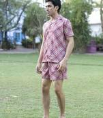 Multicolor plain cotton indo-western-dresses