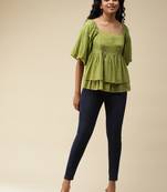 Green Solid Top