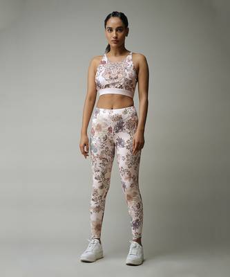 Ecru Printed Cord Set by LABEL 1
