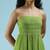 Green Smocked Maxi Dress