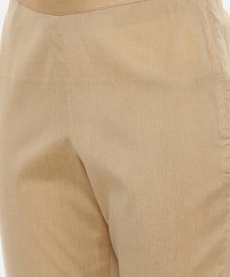 Gold Silk Tappered Pants 6
