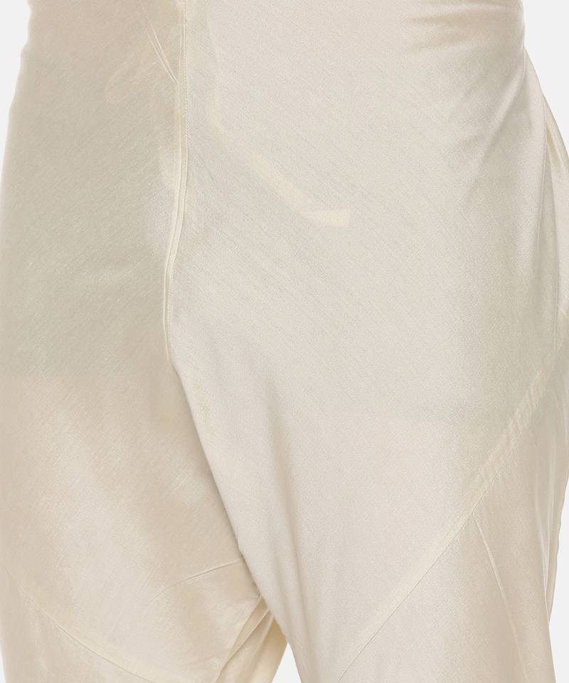 Silk Chanderi Printed Kurta Set