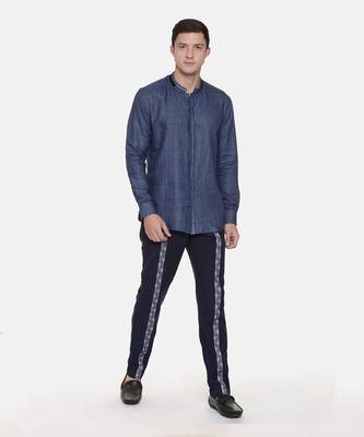 Blue Cotton Trousers 6