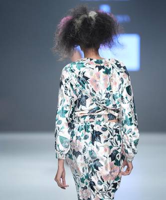 Payal Singhal Afrika White Printed Velvet Bomber Jacket with Jogger Pant 3