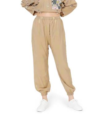 PS Pret by Payal Singhal Gold Brocade Oversized Top with Jogger Pant 5