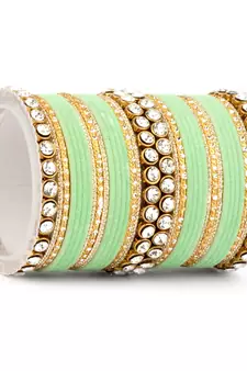Green bangles-and-bracelets