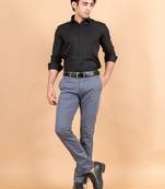 Black plain cotton indo-western-dresses