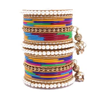 Multicolor bangles-and-bracelets 3