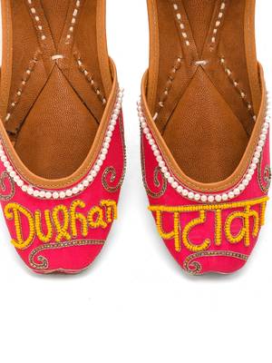 Pataka Dulhan Bridal Women Wedding Jutti  3