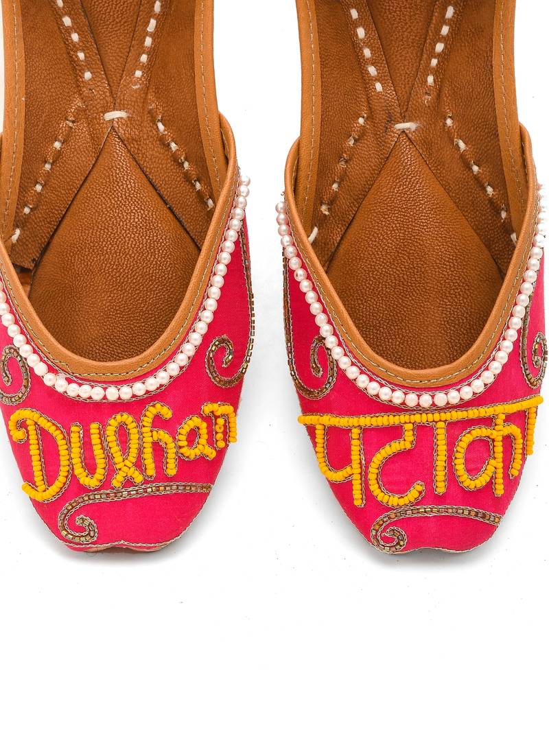 Pataka Dulhan Bridal Women Wedding Jutti 