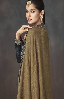 Black Georgette Embroidered Pakistani Salwar Kameez 3