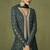 Dark Green Georgette Embroidered Abaya Suits
