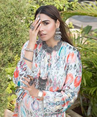 Payal Singhal Banaz Stone Printed Velvet Kaftan 3