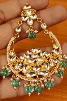 Green danglers-drops