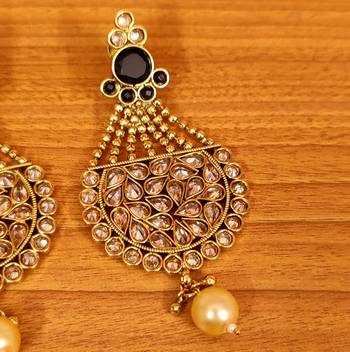 Black danglers-drops 2