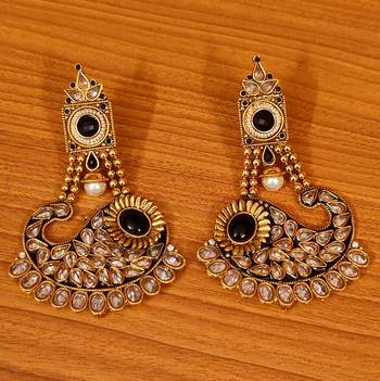 Black danglers-drops 1