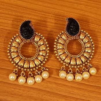 Black danglers-drops 1