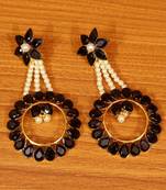 Black danglers-drops