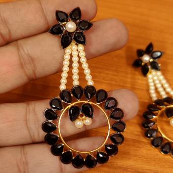 Black danglers-drops 2