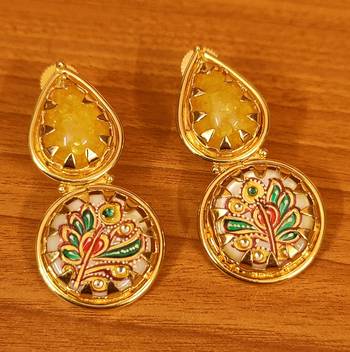Yellow danglers-drops 1