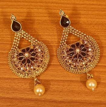 Black danglers-drops 1