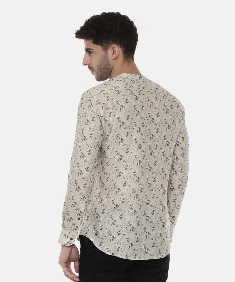 Pastel Green Linen Shirt