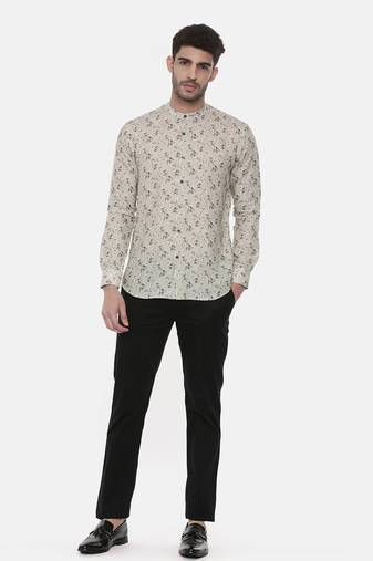 Pastel Green Linen Shirt