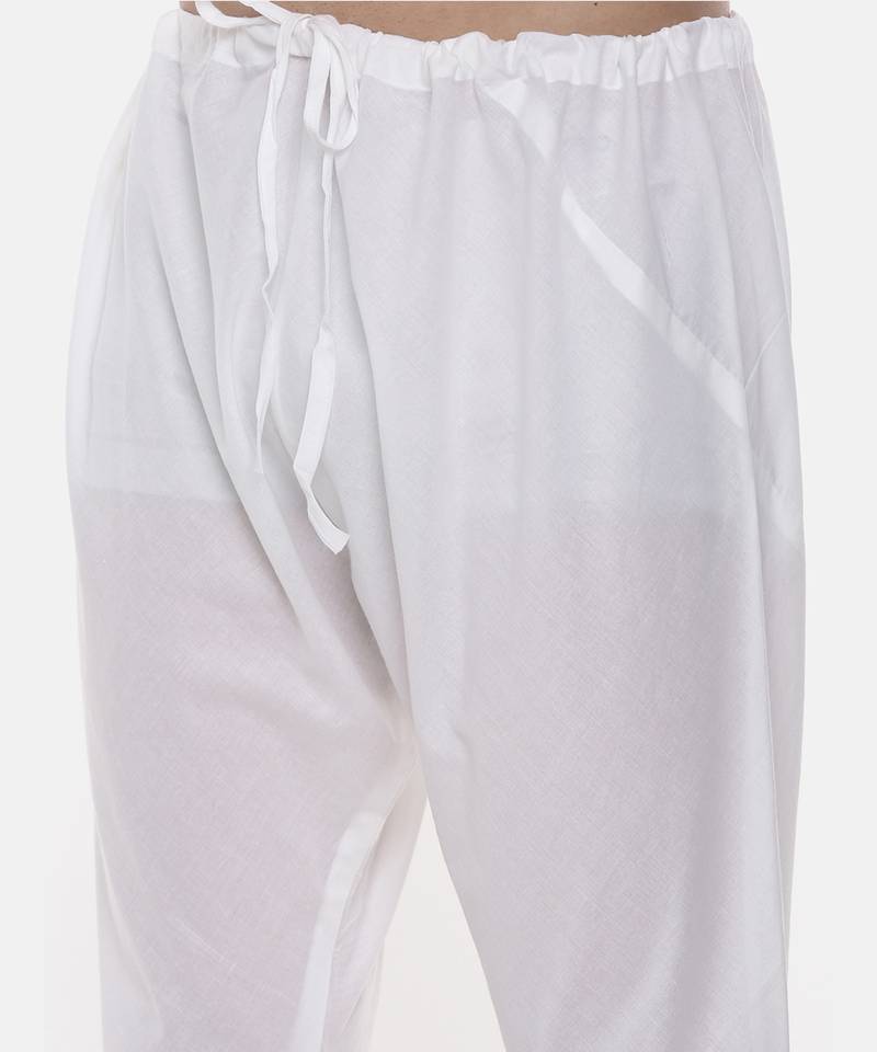 Blue Koul Linen Silk Kurta