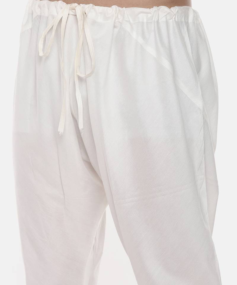 Green Embroiderd Linen Silk Kurta