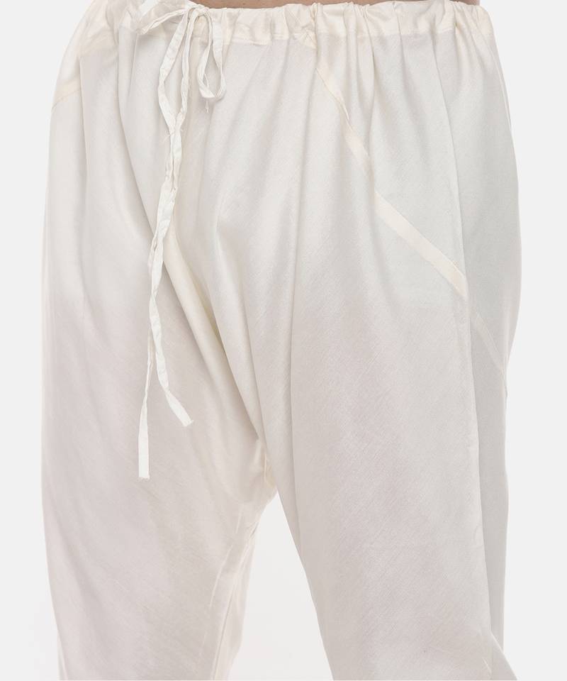 Silk Yellow Ikat Kurta