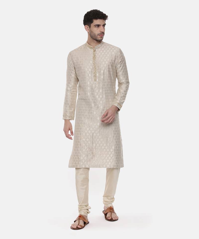 Banares Silk Brocade Kurta