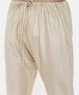 Gold Beige Silk Sherwani 7